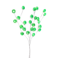 Art.2988 Ramito Alambre Con Piedra X6 Flores