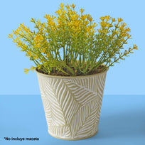 Art.3142 Planta Mini Flor Con 4 Varas 25cm 1pz