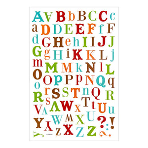 Art.4047 Calcomanía De Alfabeto