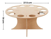 Art.5309 Base Conos Redondos Madera 14x27.5x27.5cm 1pz