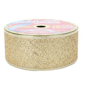 Art.5323 Listón Escarchado Color Metálico