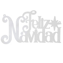 Art.5324 Let Navidad Gde Bco 40cm