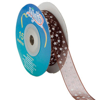 Art.5831 Listón Organza Estrellas Con Puntos