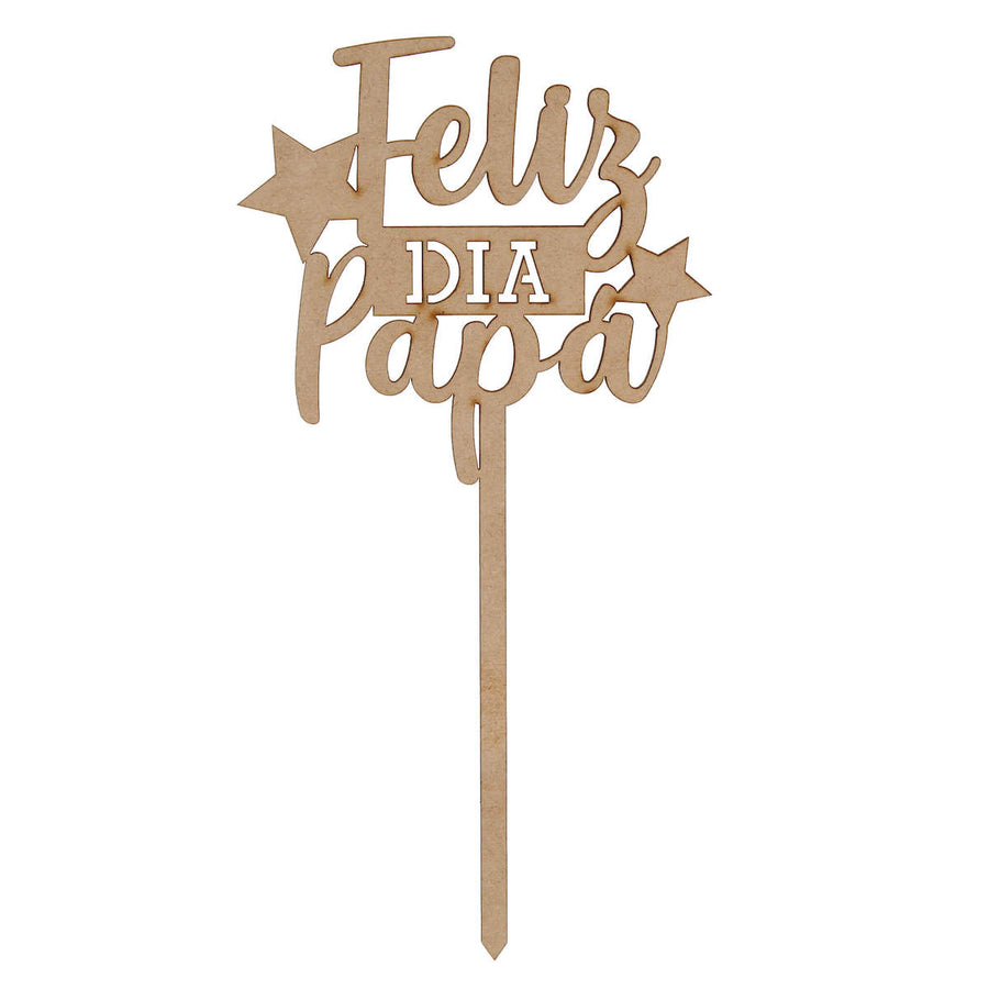 Art.6084 Pick Feliz Dia Papa 25x13cm