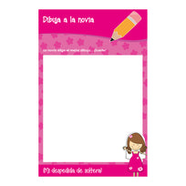Art.6376 Juegos Despedida Dibuja A La Novia