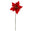Fantasías Miguel Art.6396 Vara Flor Nochebuena Fina 52cm 1pz Rojo/Oro