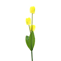 Art.6923 Flor Tallo Tulipan, 3 Flores