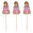 Fantasías Miguel Art.8036 Pick Princesa 30.8x7.5cm 3pz Rosa