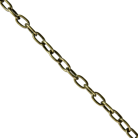 Art.81 Cadena De Metal (7018) Oro Antigüo