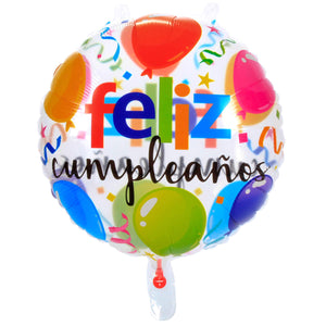 Art.8425 Globo Impreso Feliz Cumpleaños