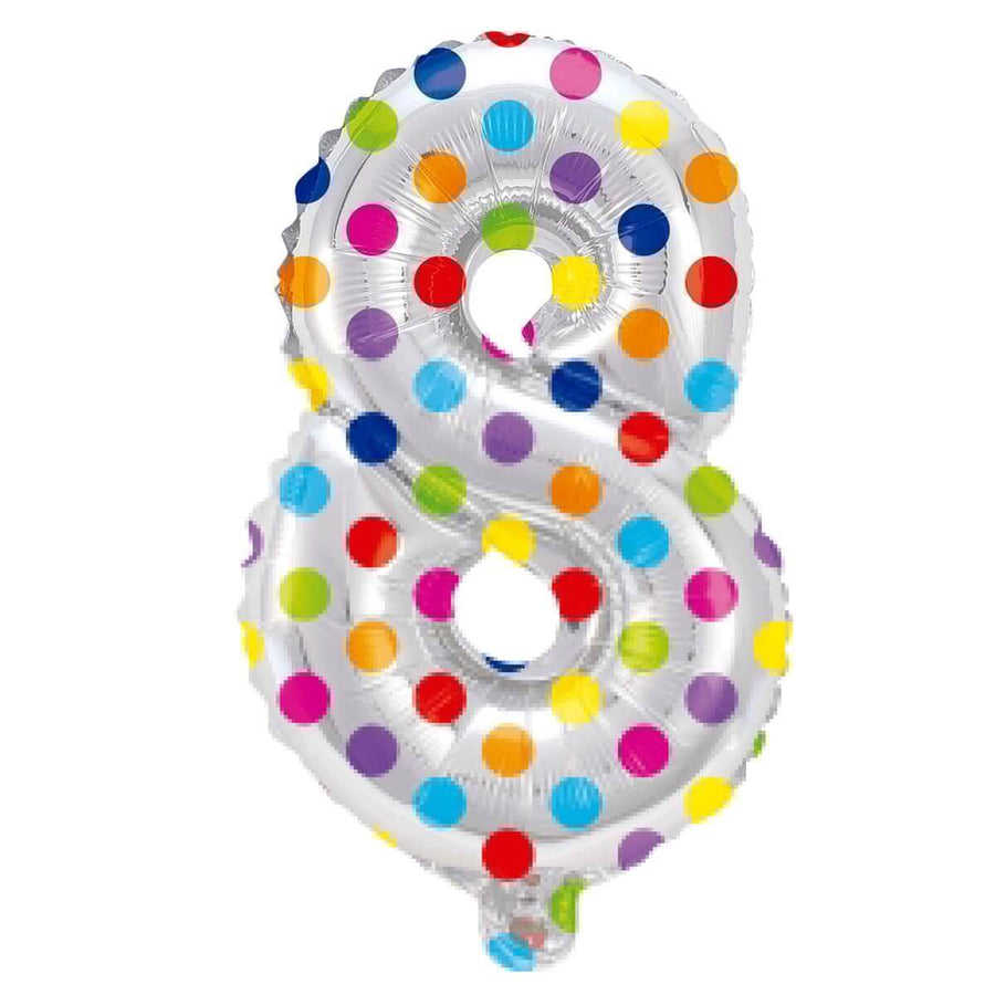 Art.8432 Globo Número Con Puntos