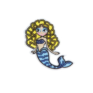 Art.8657 Aplica Bordada Para Planchar Sirena