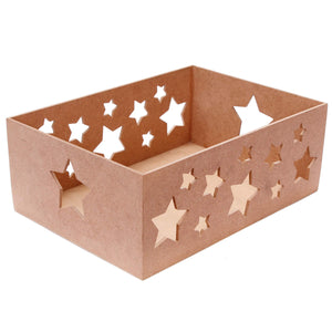 Art.8852 Huacal Con Estrellas 15x39x28cm 1pz