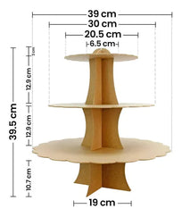 Art.9212 Pastelero Grande 3 Niveles 40x38cm 1pz