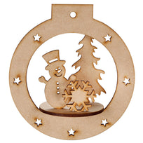 Art.9312 Esfera 3d Navidad Mdf