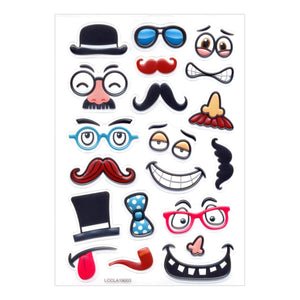 Art.9470 Calcomanía Bigotes/Ojos