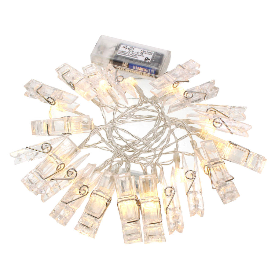 Art.950 Serie Led 20 Clips 2.2m Bateri