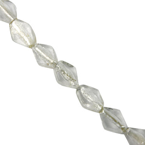 Art.9628 Cuenta Cristal Rombo Metálico