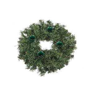 Art.9676 Candelabro de Pino Con Base 4 Velas