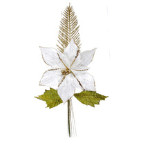 Art.9863 Flor Noche Buena Grande De Terciopelo
