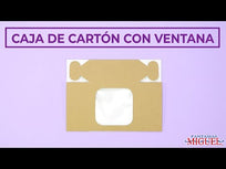 Art.9964 Caja Cartón PVC 7.5x16x16cm 1pz