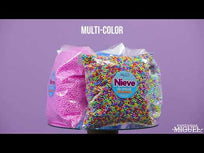 Art.3197 Nieve De Unicel Colores Bolsa 25g 1pz