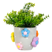 Art.6168 Maceta Barro Taza 11.5x11cm 1pz
