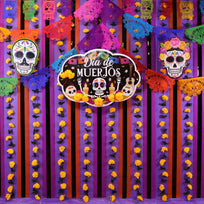 Art.4997 Guía De Papel Abanico Muertos 4m 1pz