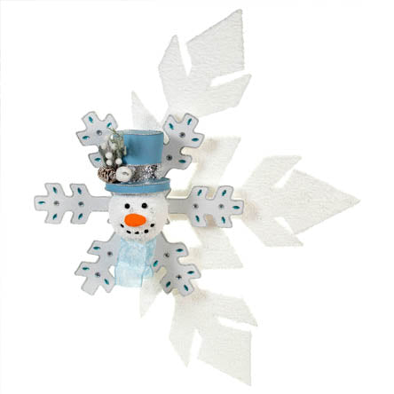 Adorno Copo Y Muñeco De Nieve