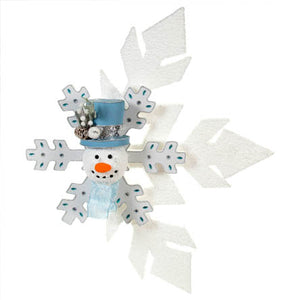 Adorno Copo Y Muñeco De Nieve