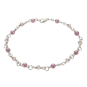 Pulsera De Engarces Con Perlas Y Rondeles
