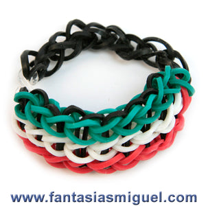 Pulsera Con Ligas Triple México