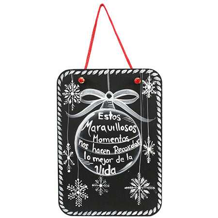 Adorno Pizarrón Para Colgar Con Esfera Pincelada