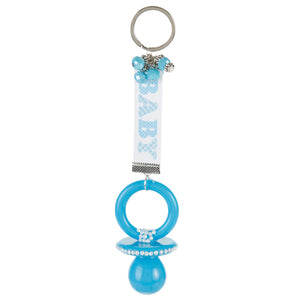 Llavero Con Chupón Azul