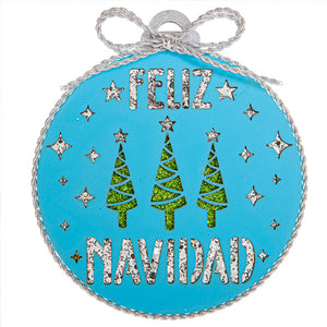 Esfera Calada Navideña Pino