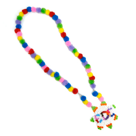 Collar Dtubitos Pom Poms