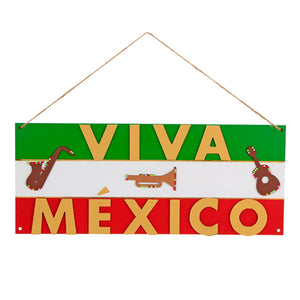 Letrero Viva México