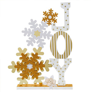 Letrero Joy Con Copos