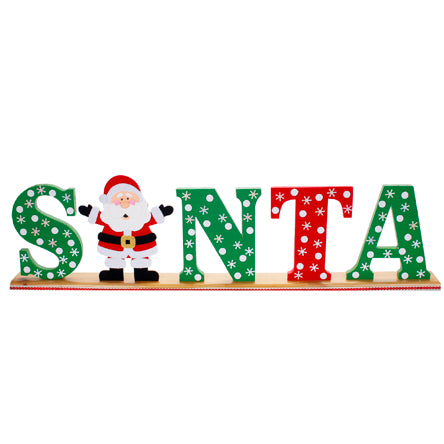 Letrero Santa