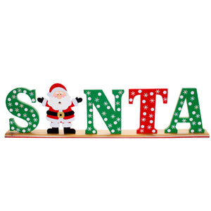 Letrero Santa