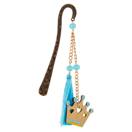 Separador De Libros Con Corona Y Brillantes