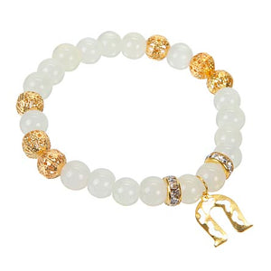 Pulsera De La Abundancia Con Bola De Filigrana Oro