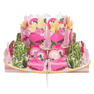 Despachador De Botana Mesa De Dulces Flamingos