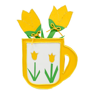 Tarjeta Con Tulipanes