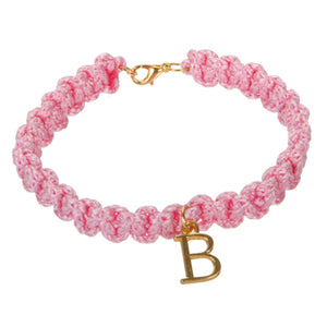 Pulsera Nudo Plano Rosa
