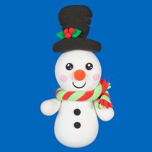 Adorno Muñeco De Nieve De Fomi Moldeable