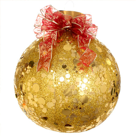 Esfera Gigante Oro-Rojo