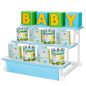 Despachador De Dulces Azul Con Dados Baby