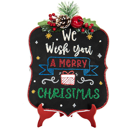 Letrero Navideño Diamantado