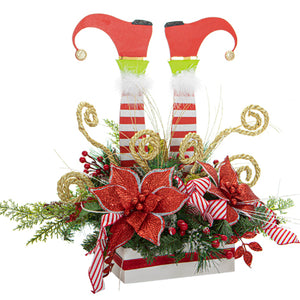 Arreglo Navidad Pies Duende